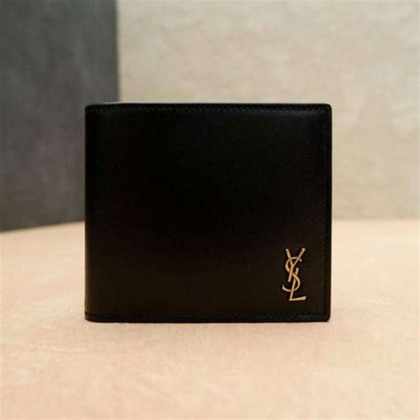 ysl monogram lou|YSL monogram bifold wallet.